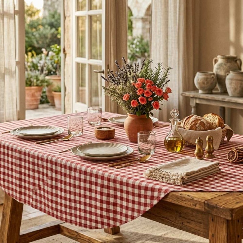 Collezione Ambrosia Completi tovaglie a quadretti