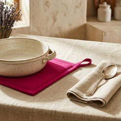 Presina da cucina fucsia in cotone – Collezione Adone