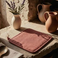 Presina rosa antico in cotone fatto a mano – Eleganza romantica con la collezione Afrodite