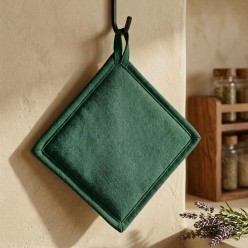 Presina verde bosco in cotone fatto a mano – Natura e forza con la collezione Selinunte