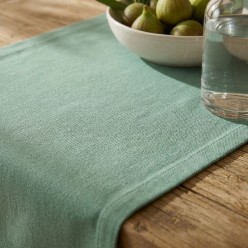 Runner in Cotone Agave collezione Dafne – Sartoria Italiana su Misura