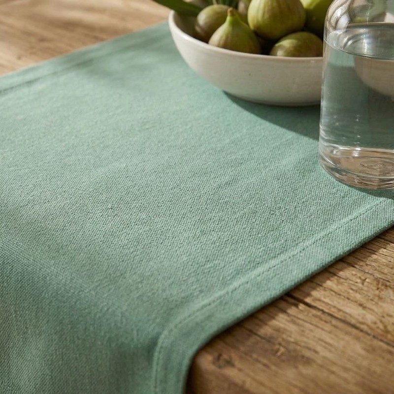 Runner in Cotone Agave collezione Dafne – Sartoria Italiana su Misura
