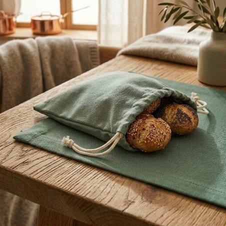 Sacco Portapane Artigianale Dafne in 100% Cotone – Custodia per il Pane Made in Italy