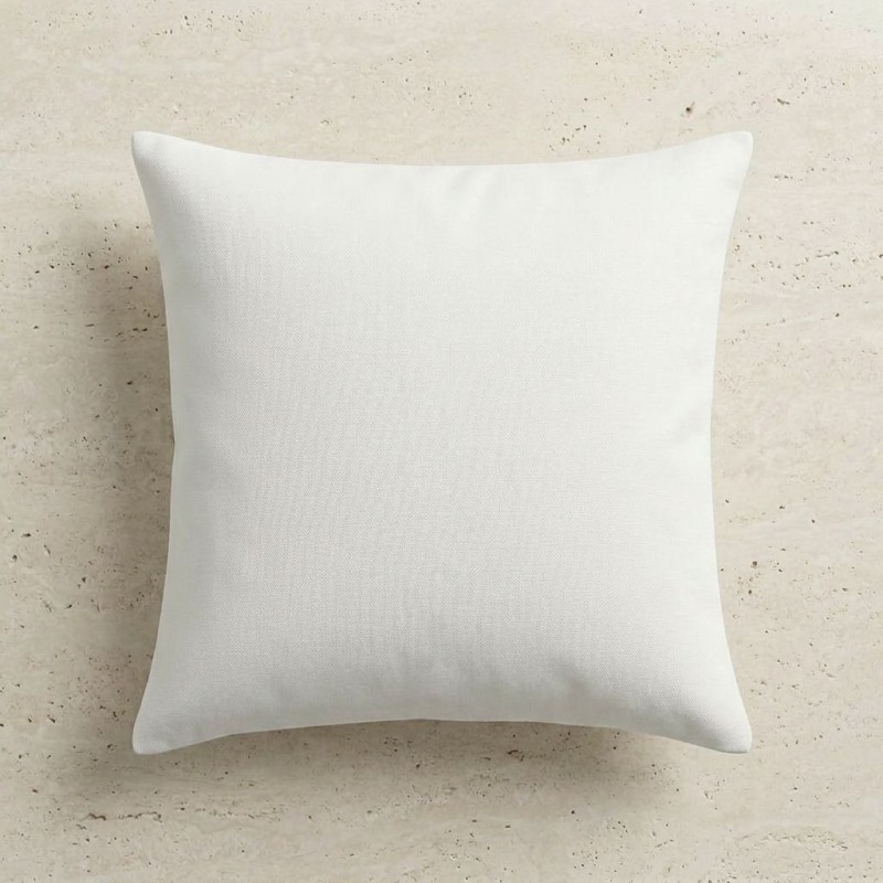 Cuscino Bianco in Cotone 100% Artigianale - Collezione Leukothea | Lemoire Home Cuscino Bianco in Cotone 100% Artigianale - Collezione Leukothea | Lemoire Home