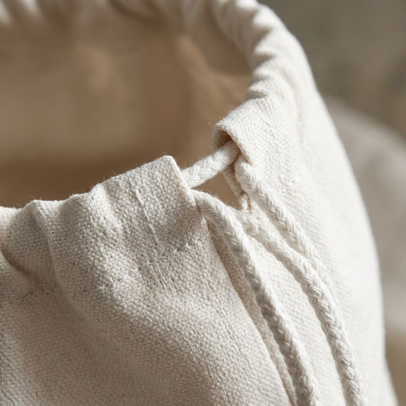 Sacco Portapane in Cotone 100% Artigianale - Collezione Leukothea | Lemoire Home