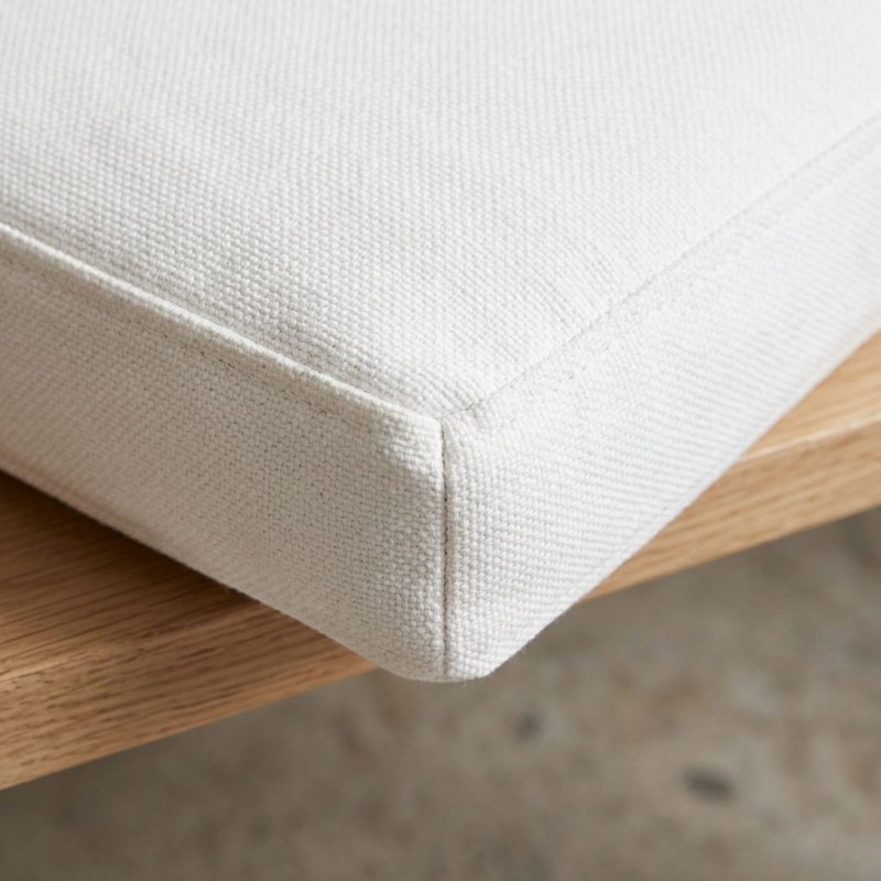 Cuscino per Sedia in Cotone 100% Artigianale Bianco - Collezione Leukothea | Lemoire Home Cuscino per Sedia in Cotone 100% Artigianale Bianco - Collezione Leukothea | Lemoire Home