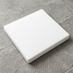 Cuscino per Sedia in Cotone 100% Artigianale Bianco - Collezione Leukothea | Lemoire Home