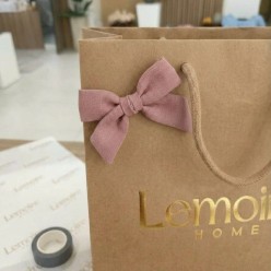 Kit Confezione Regalo Personalizzata Lemoire Home - Box o Shopper con Fiocco e Sigillo Oro