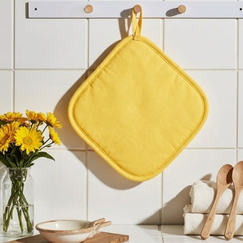 Presina giallo limone in cotone fatto a mano – atmosfera estiva con la collezione Ercole