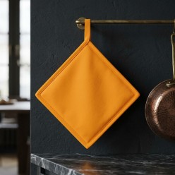 Presina Arancio Apollo | Cotone 100% Fatto a Mano | Lemoire Home