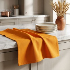 Canovaccio Sartoriale Apollo in Puro Cotone Arancio Olimpo – Fatto a Mano in Italia