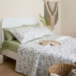 Completo Letto Matrimoniale Alfeo in Puro Cotone 100% - Lemoire Home
