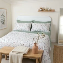 Completo Letto Matrimoniale Alfeo in Puro Cotone 100% - Lemoire Home