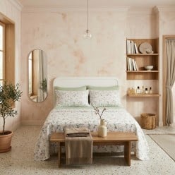 Completo Letto Matrimoniale Alfeo in Puro Cotone 100% - Lemoire Home