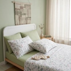 Completo Letto Matrimoniale Alfeo in Puro Cotone 100% - Lemoire Home