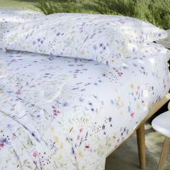 Completo Letto Matrimoniale Arete in Raso di Cotone 300 TC – Stampa Digitale Esclusiva | Lemoire Home