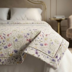 Copriletto Matrimoniale Arete in Piquet di Cotone 100% – Lemoire Home