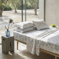 Completo Lenzuola Matrimoniale in Raso di Cotone - Collezione Anthea - Lemoire Home