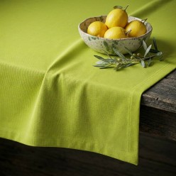 Tovaglia Artigianale in Cotone Kiwi - Collezione Eris