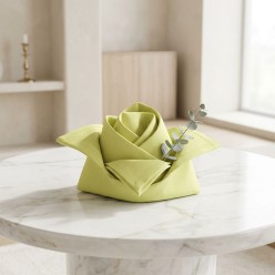 Tovagliolo Artigianale in Cotone Kiwi - Collezione Eris - Lemoire Home
