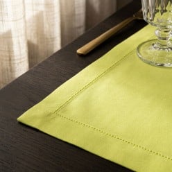 Tovaglietta Americana Artigianale in Cotone Kiwi - Collezione Eris - Lemoire Home
