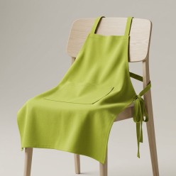 Grembiule Artigianale in Cotone Kiwi - Collezione Eris - Lemoire Home