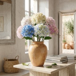 Ramo Ortensia Real Touch Enzo De Gasperi – Eleganza Naturale per Casa