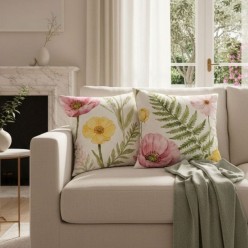 Fodera Cuscino Clori floreale in Cotone - Chiusura Busta Lemoire Home