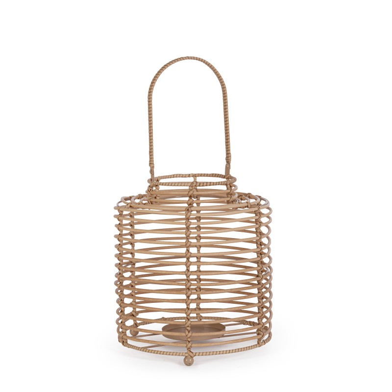 Outdoor Design - Lanterna con manico in Polyrattan Naturale | Lemoire Home