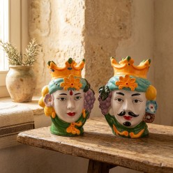 Testa di Moro Sicily in Ceramica H17 | Selezione Lemoire Home