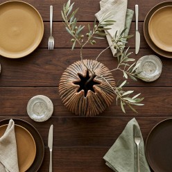 Vaso Design Chakra Aglio H44 Grigio Sand | Selezione Lemoire Home