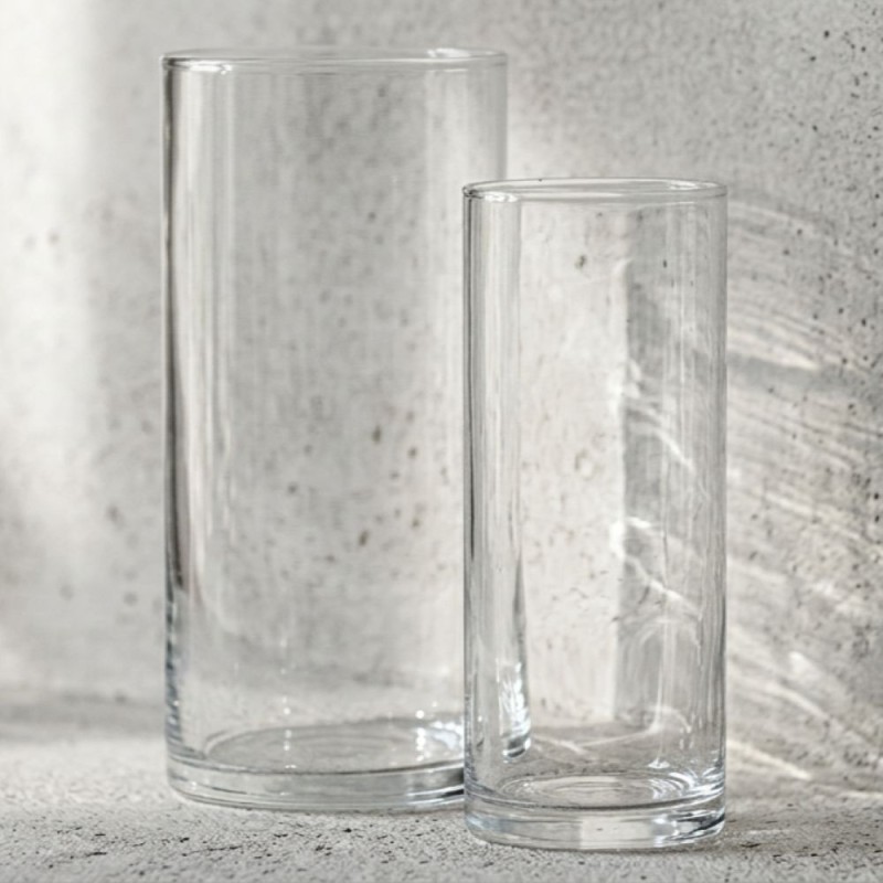 Vaso Cilindrico in Vetro Ottico Nida EDG | Lemoire Home Vaso Cilindrico in Vetro Ottico Nida EDG | Lemoire Home