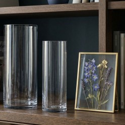 Vaso Cilindrico in Vetro Ottico Nida EDG | Lemoire Home