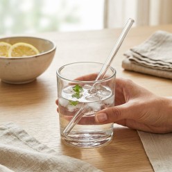 Set 6 Cannucce Luxury in Vetro Borosilicato con Scovolino EDG