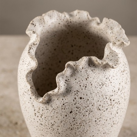 Coppia Vasi Chakra Conchiglia in Ceramica | Lemoire Home