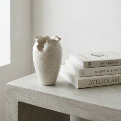 Coppia Vasi Chakra Conchiglia in Ceramica | Lemoire Home