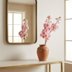 Ramo Sakura Real Touch Rosa 70cm | Selezione Lemoire Home