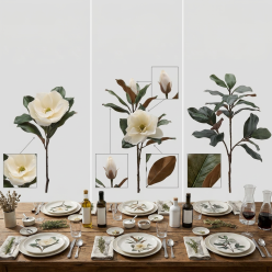 Ramo Magnolia Artificiale Luxury| Selezione Lemoire Home