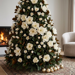 Ramo Magnolia Artificiale Luxury| Selezione Lemoire Home