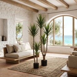 Yucca Artificiale Deluxe EDG con Vaso | Selezione Lemoire Home
