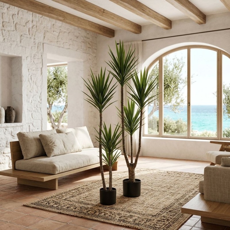 Yucca Artificiale Deluxe EDG con Vaso | Selezione Lemoire Home Yucca Artificiale Deluxe EDG con Vaso | Selezione Lemoire Home