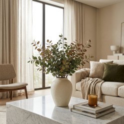 Ramo Eucalipto Artificiale h105 cm | Selezione Lemoire Home