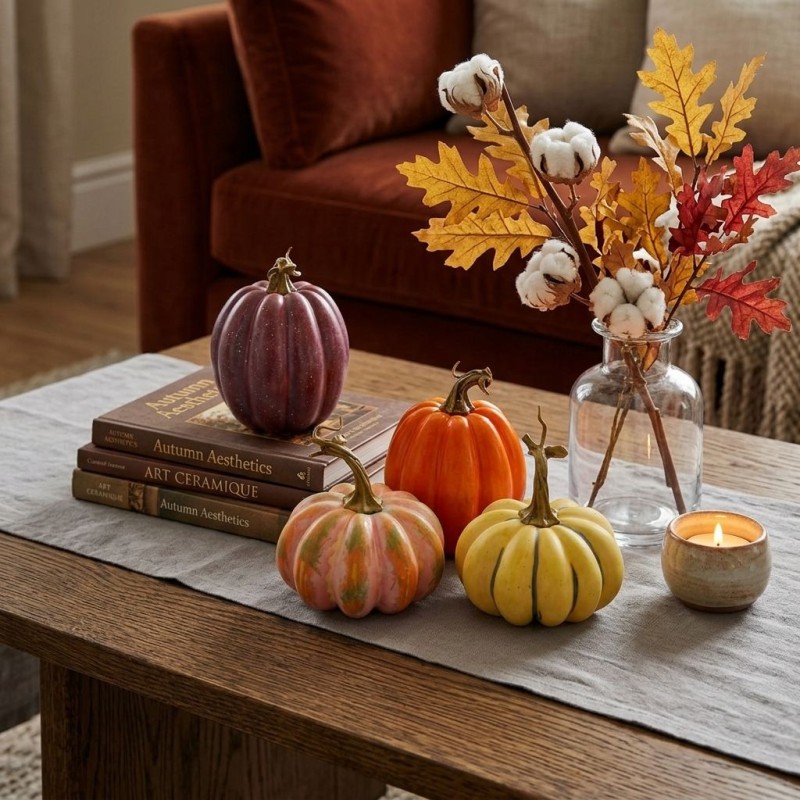 Zucca Decorativa Autunnale Realistica EDG | Selezione Lemoire Home Zucca Decorativa Autunnale Realistica EDG | Selezione Lemoire Home