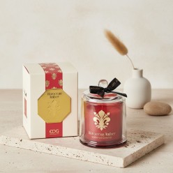 Candela Luxury Goldlily con Cupola in Vetro | Enzo de Gasperi