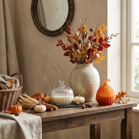 Candela Profumata Zucca EDG in Vetro Artigianale | Lemoire Home