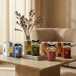 Candela Luxury Goldlily con Cupola in Vetro | Enzo de Gasperi