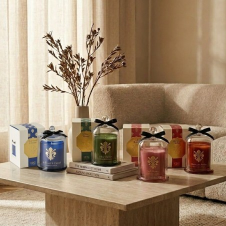 Candela Luxury Goldlily con Cupola in Vetro | Enzo de Gasperi