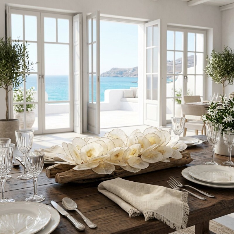 Conchiglie Capiz Naturali EDG - Raffinato Dettaglio Coastal Chic