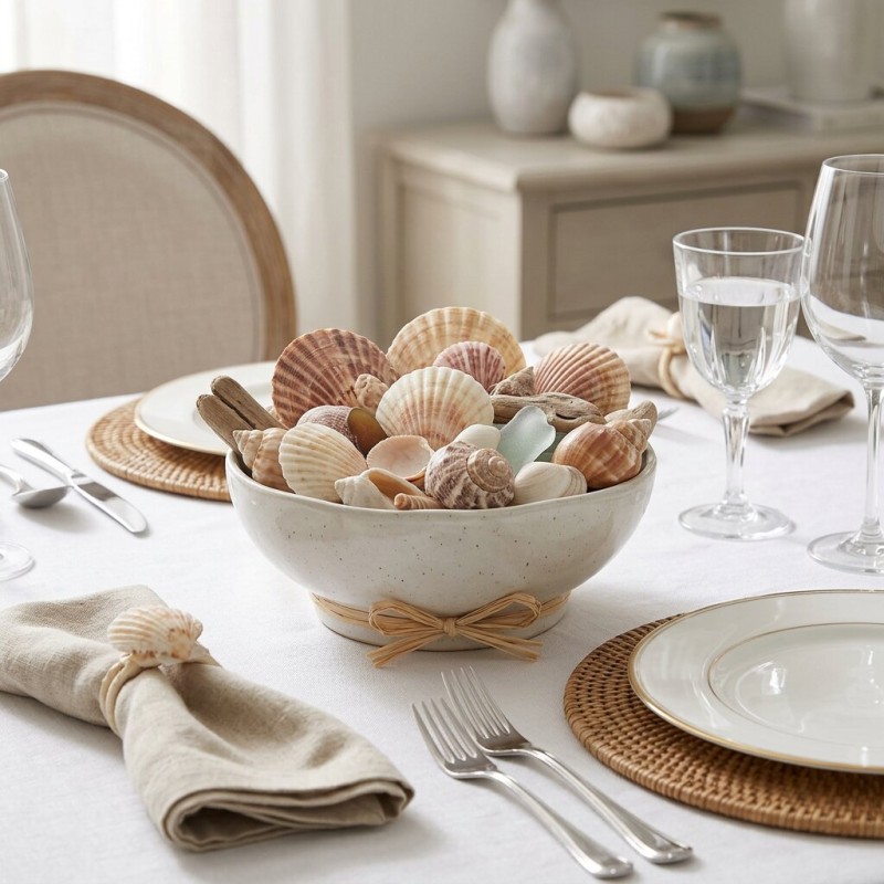 Conchiglie Marine Naturali - Set Decorativo Deluxe EDG Conchiglie Marine Naturali - Set Decorativo Deluxe EDG