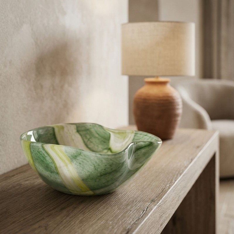 Svuotatasche Gaily Verde in Vetro Artistico | Lemoire Home Svuotatasche Gaily Verde in Vetro Artistico | Lemoire Home